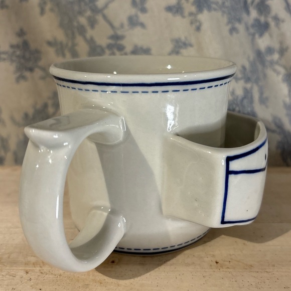 NWT Ten Thousand Villages Handcrafted Cookie Pocket Mug - Picture 5 of 8